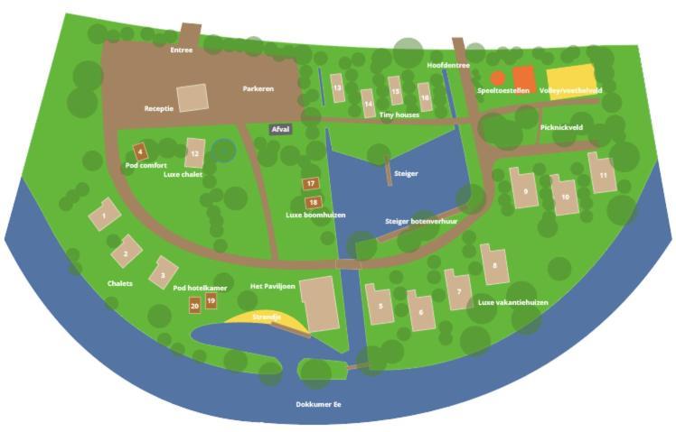 Pod Hotelkamer Aan Het Water Dokkum Eksteriør billede